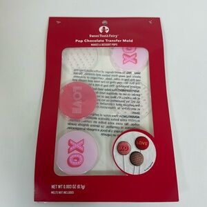 NIP Sweet Tooth Fairy Pop Chocolate Transfer Mold Valentines Day